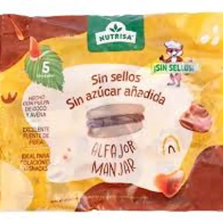 ALFAJOR MANJAR NUTRISA BOLSA X 5 UN - TRAIGUEN 1
