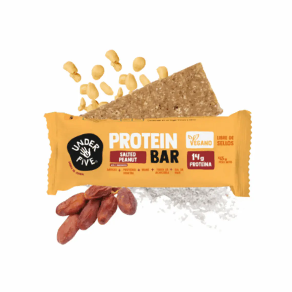 BARRA PROTEIN SALTED PEANUT UNDERFIVE UNIDAD - TRAIGUEN 1