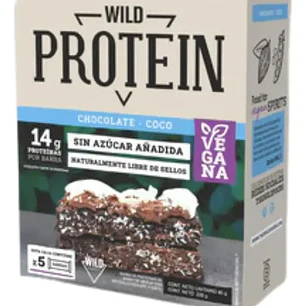 WILD PROTEIN CHOCOLATE COCO BARRA CAJA 5 UNIDADES- TRAIGUEN