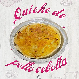 QUICHE DE POLLO Y CEBOLLAS CARAMELIZADAS - CATEDRAL