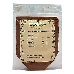 PIMIENTA CAYENA 50G POSITIV - CATEDRAL