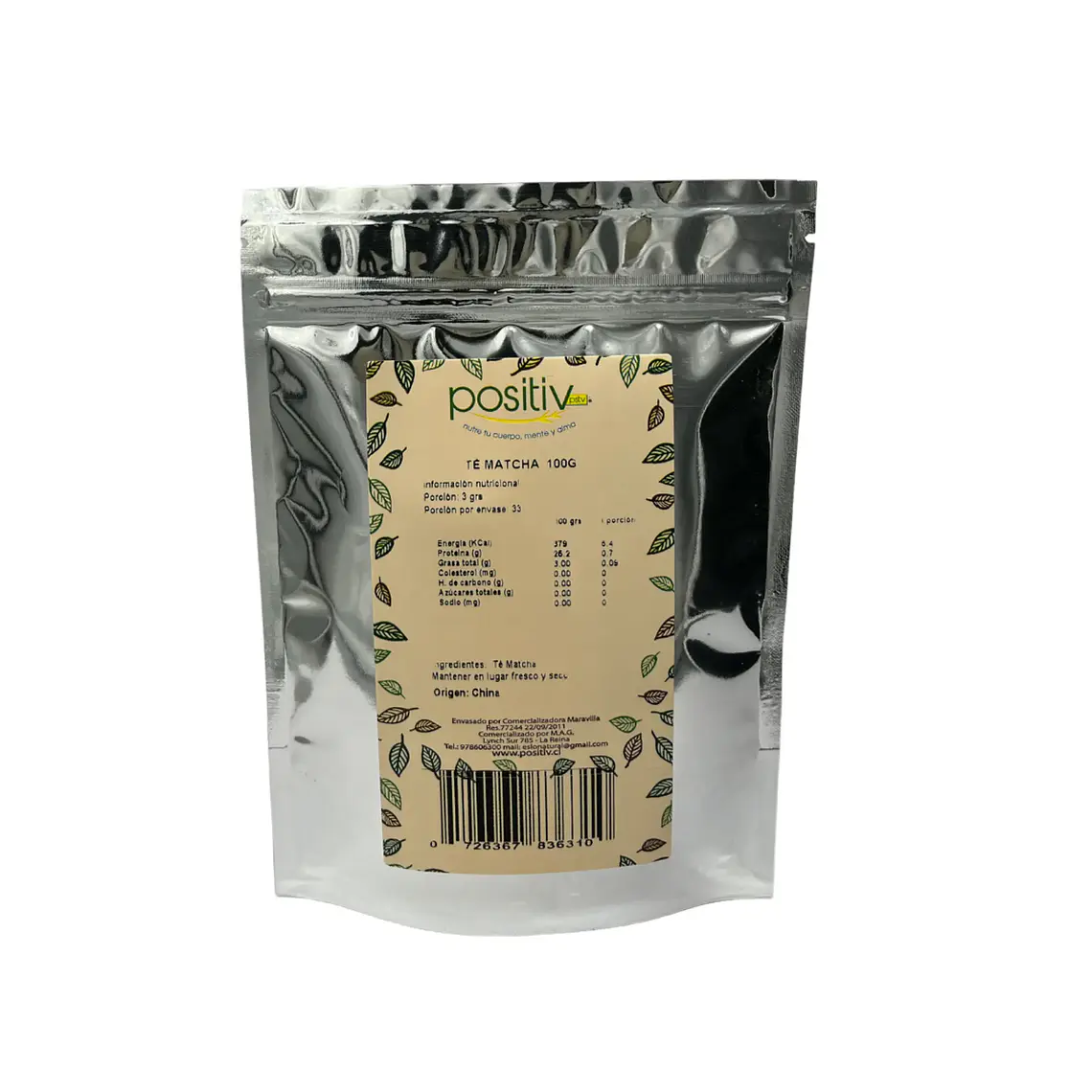 TÉ MATCHA 100GR POSITIV - CATEDRAL 1