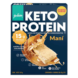 BARRA KETO PROTEIN MANI X4 UNID - CATEDRAL