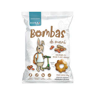 SUFLÉ KUNA FOODS BOMBAS MANÍ 20 G - CATEDRAL