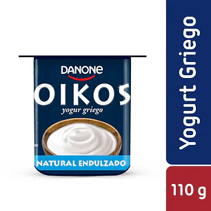 YOGHURT GRIEGO OIKOS NATURAL ENDULZADO 110GR