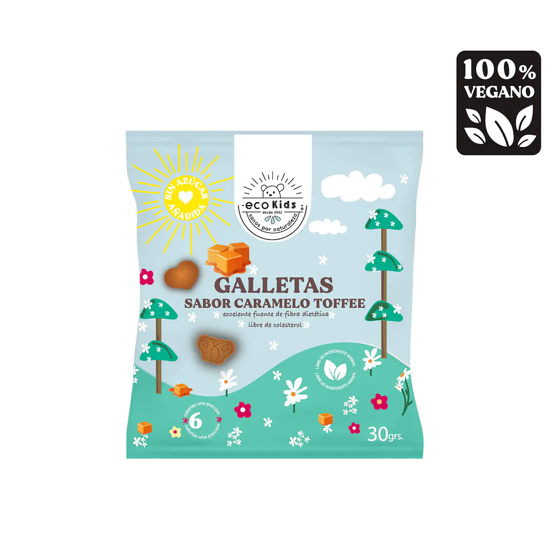 GALLETA ECOVIDA TOFFEE SIN SELLOS 30GR - CATEDRAL 1