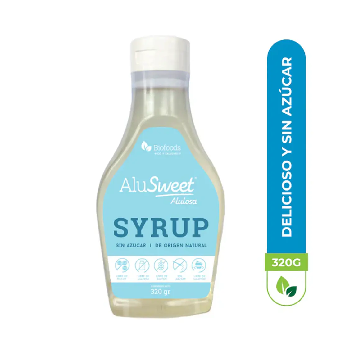 SYRUP NATURAL ALUSWEET ALULOSA 320 G - CATEDRAL 1