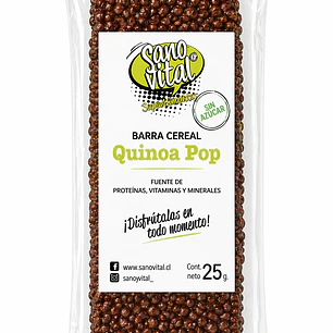 BARRA QUINOA VEGANA 25G SANO Y VITAL - CATEDRAL