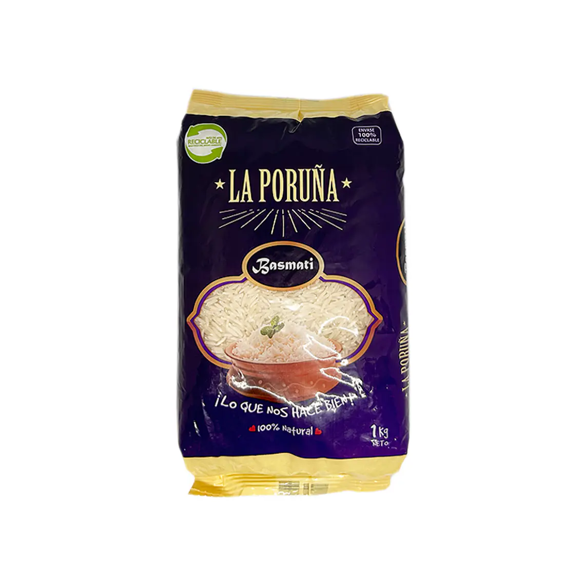 ARROZ BASMATI LA PORUÑA 1KILO - CATEDRAL 1