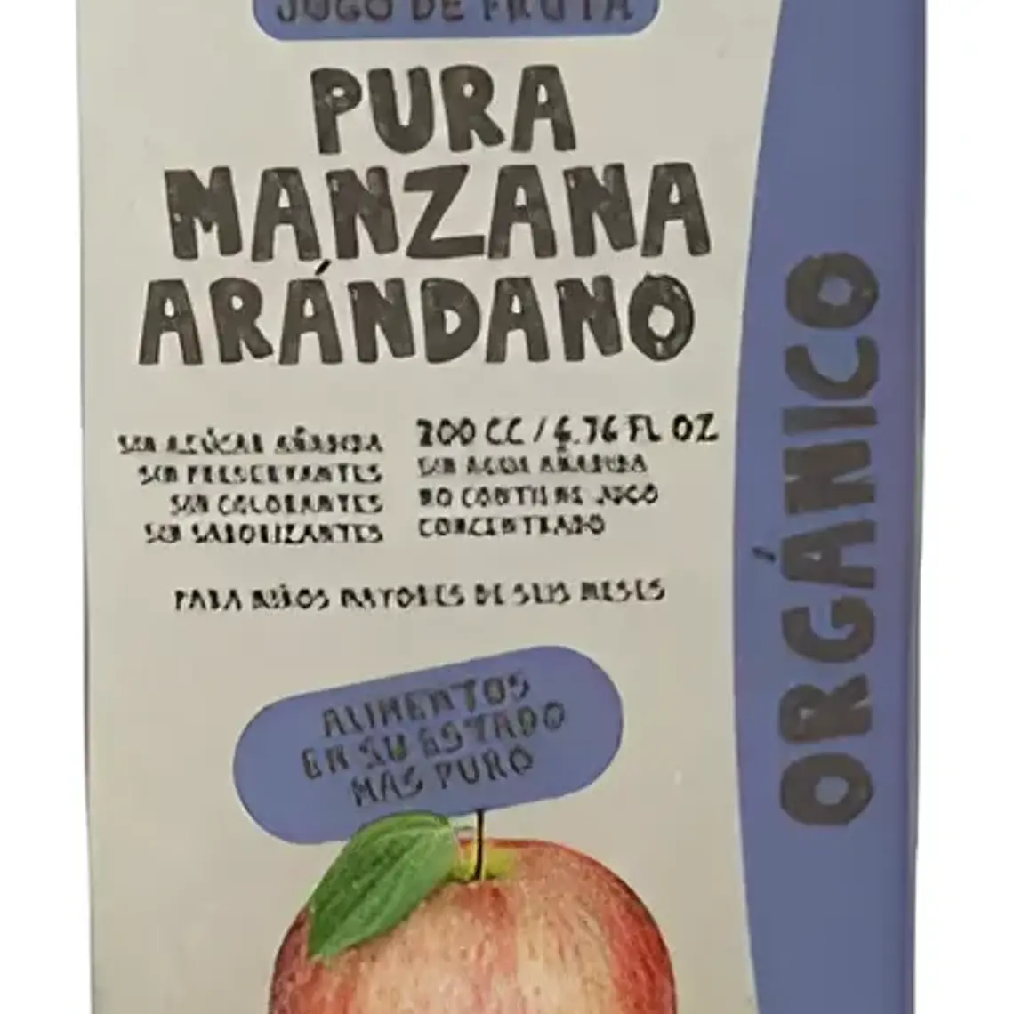 AMA JUGO MANZANA ARANDANO ORGÁNICO 200 ML - CATEDRAL 1