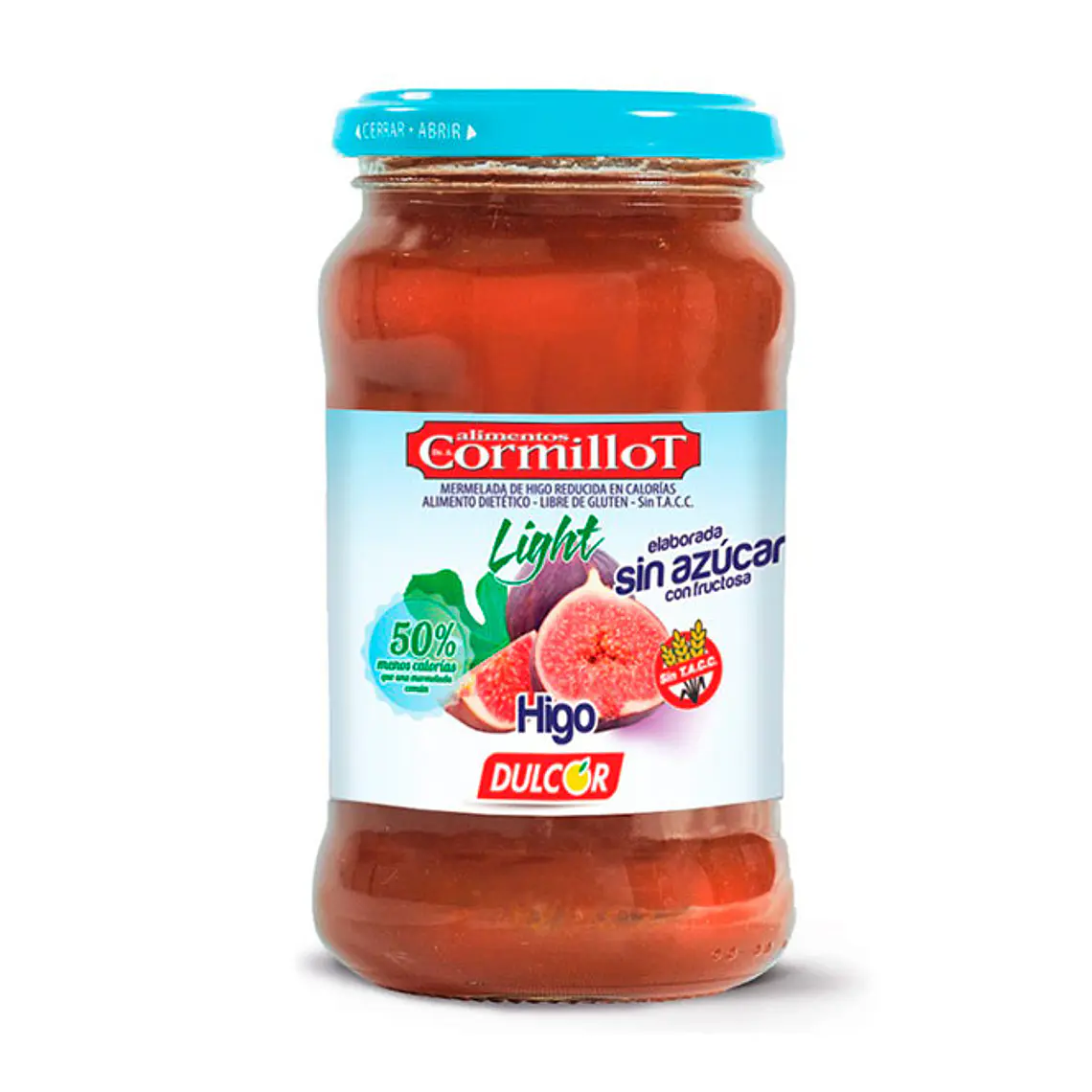 MERMELADA DE HIGO SIN AZUCAR AÑADIDA- CORMILLOT DULCOR - 390GRS - CATEDRAL 1