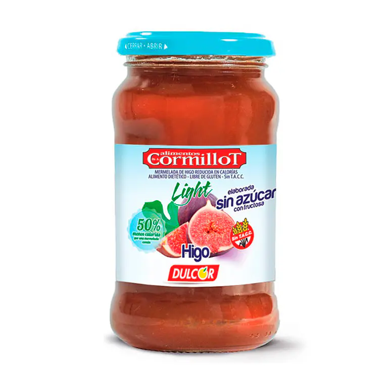 MERMELADA DE HIGO SIN AZUCAR AÑADIDA- CORMILLOT DULCOR - 390GRS - CATEDRAL 1