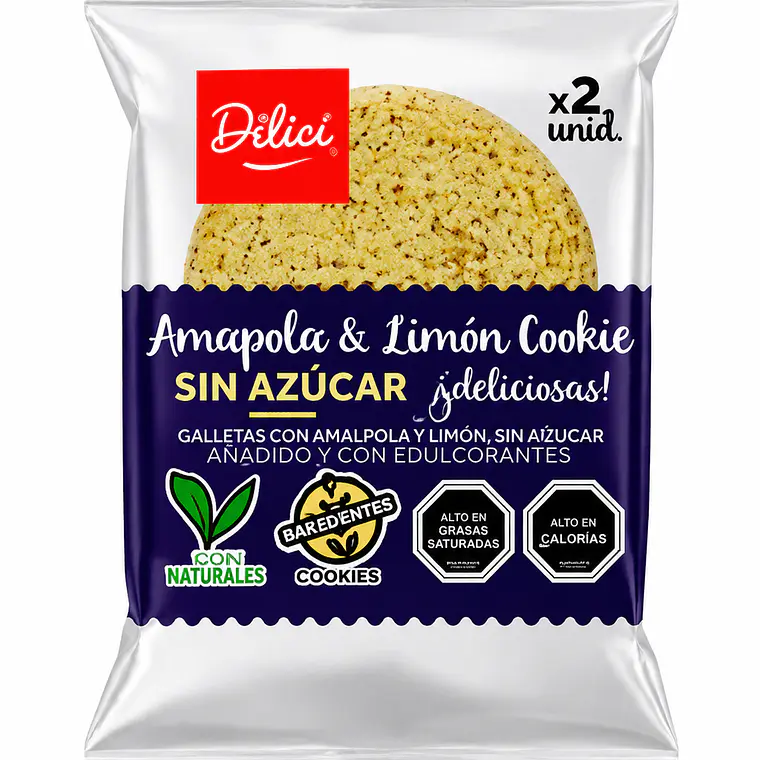 GALLETA DE AMAPOLA & LEMON DILICI 2 UN 60 GRS - CATEDRAL 1