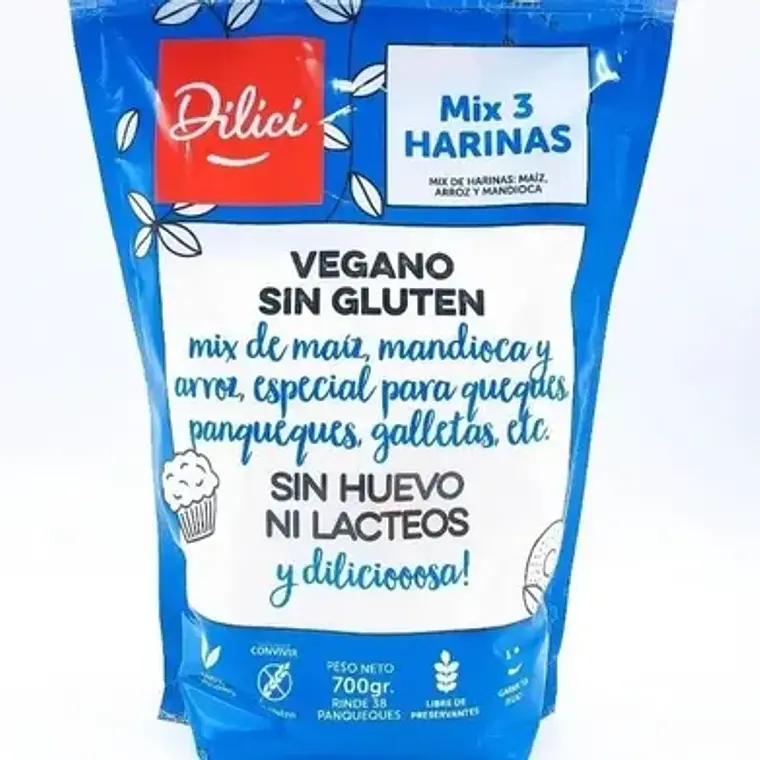 MIX REPOSTERO 3 HARINAS DILICI 700 GR - CATEDRAL 1