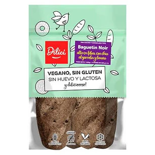 PAN BAGUETE NOIR DILICI (4 UNI) 400GR - CATEDRAL