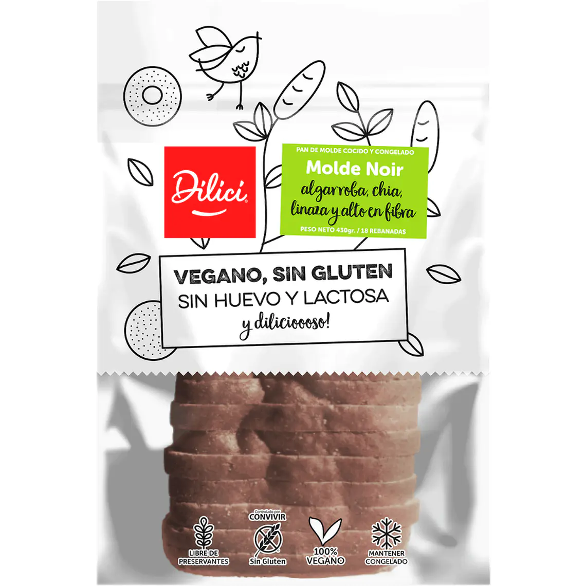 PAN MOLDE NOIR DILICI 430GR - CATEDRAL 1