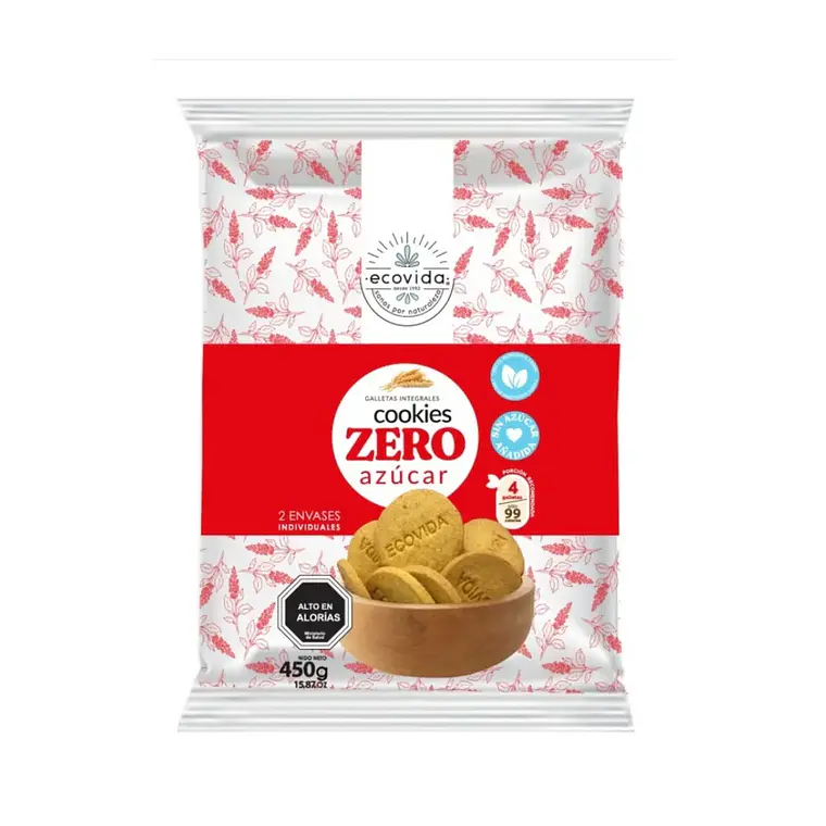 GALLETA ECOVIDA INTEGRAL SIN AZUCAR 450GRS 1