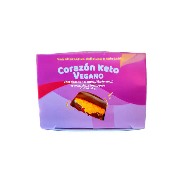 CORAZON KETOFREE VEGANO MANI FRAMBUESA 45GR - CATEDRAL 1
