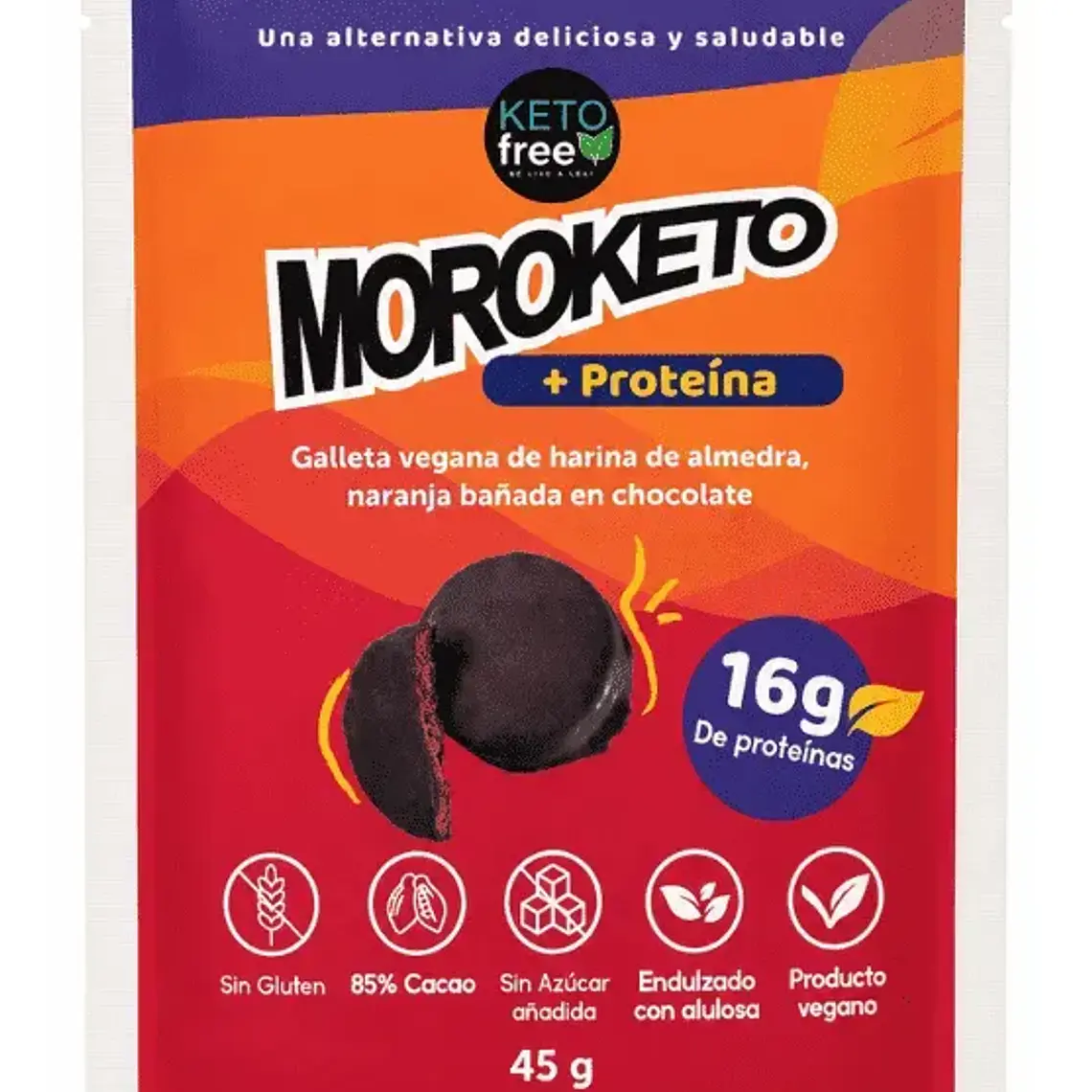 GALLETON KETOFREE MOROKETO VEGANA PROTEICA 45GR - CATEDRAL 1