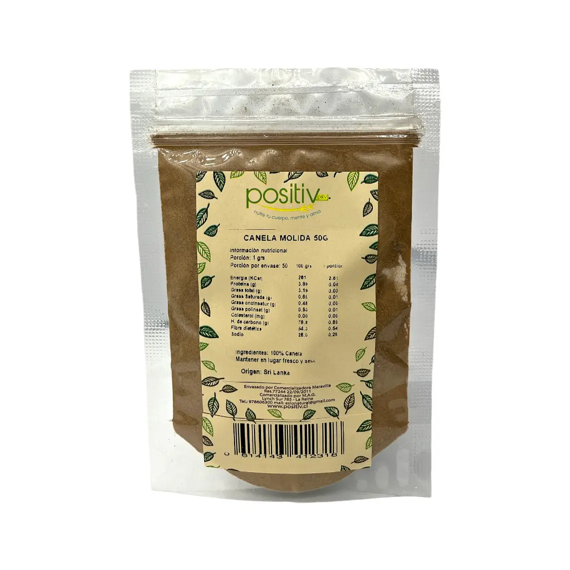 CANELA MOLIDA POSITIVE 50GR- CATEDRAL 1