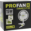 VENTILADOR  - PROFAN STANDAR CLIP FAN 15CM/15W