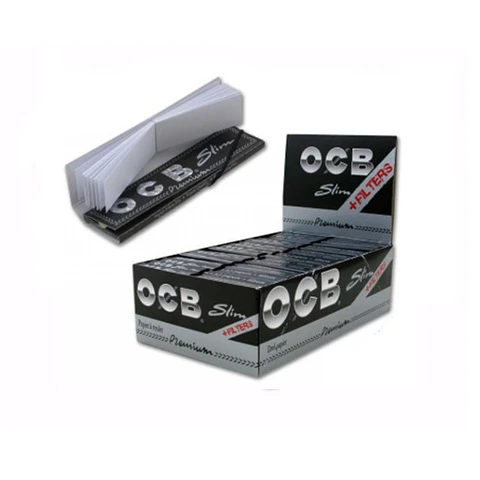 Papel OCB Negro Premium 1 1/4 + Tips