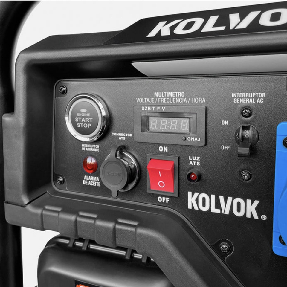 Generador Eléctrico Gasolina 8.5kVA KOLVOK GO82GTA 3