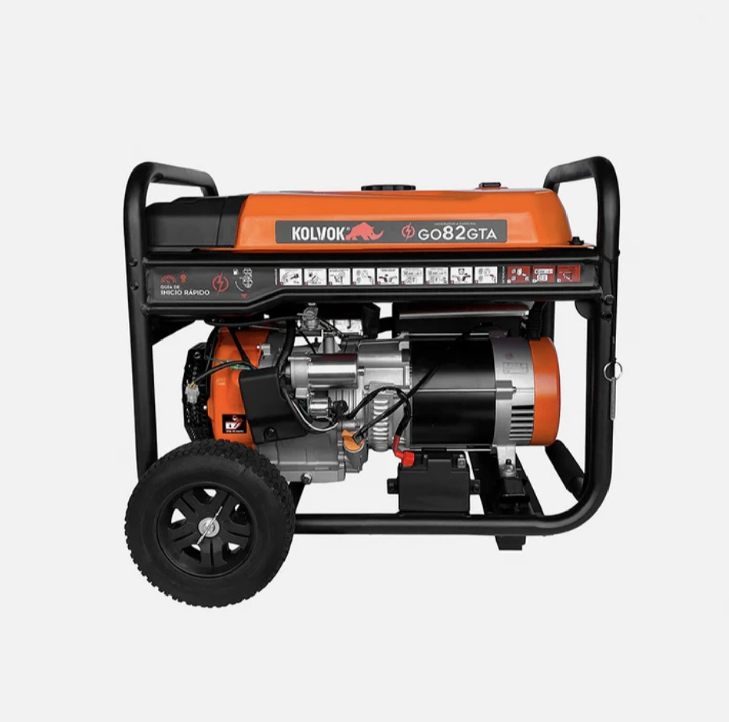 Generador Eléctrico Gasolina 8.5kVA KOLVOK GO82GTA 4