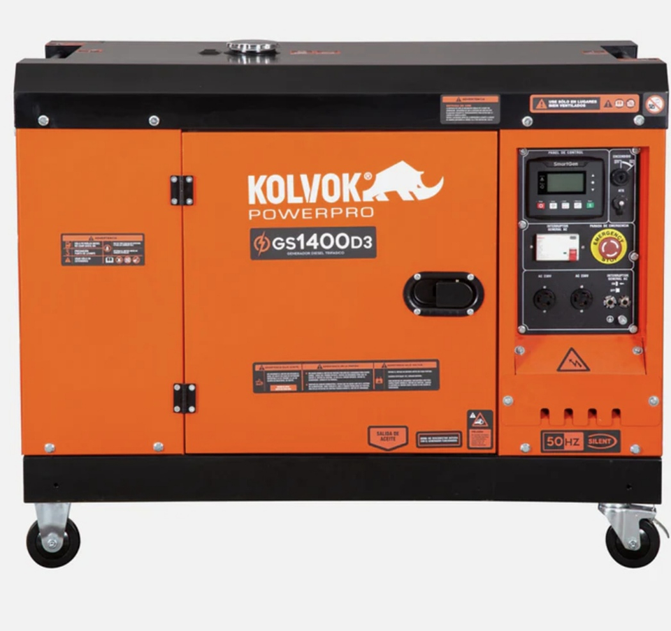 Generador Eléctrico Diesel Trifásico 14kVA KOLVOK GS1400D3 1