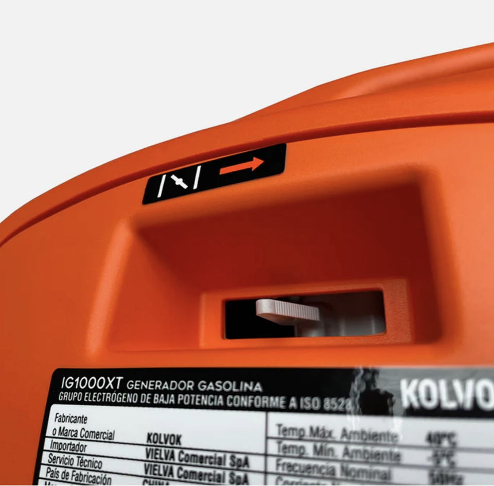 Generador Eléctrico Gasolina Inverter 1kVA KOLVOK IG1000XT 3