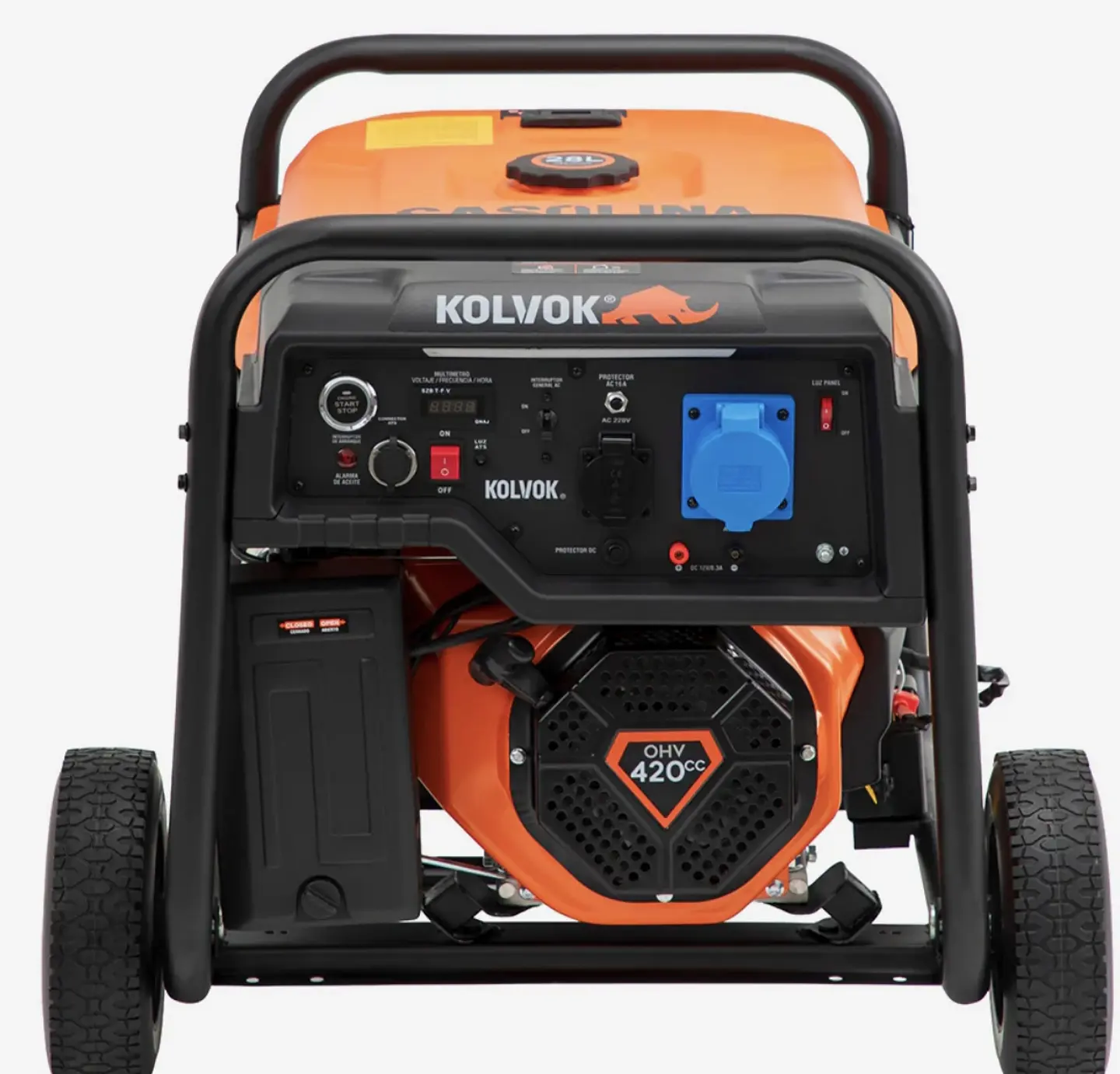 Generador Eléctrico Gasolina 6.5kVA KOLVOK  3