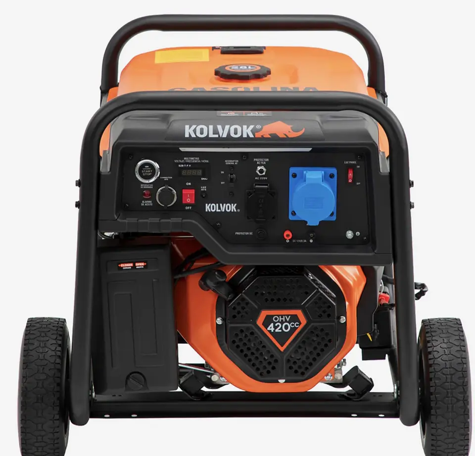 Generador Eléctrico Gasolina 6.5kVA KOLVOK  3