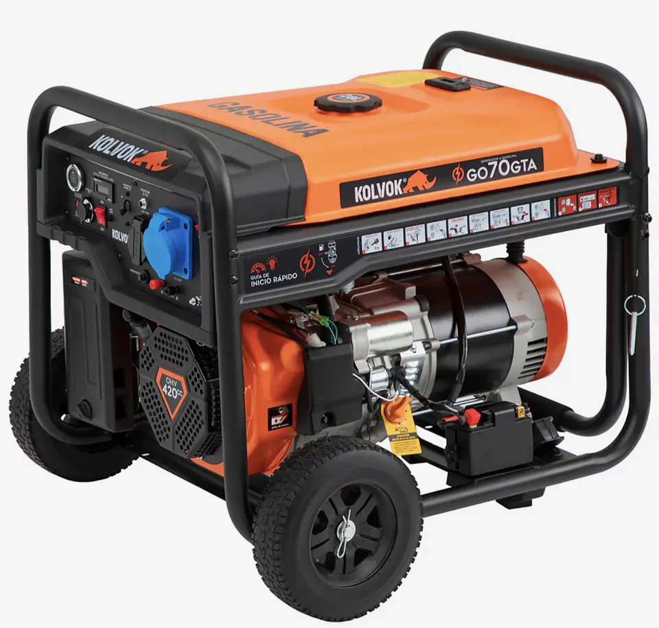 Generador Eléctrico Gasolina 6.5kVA KOLVOK  1