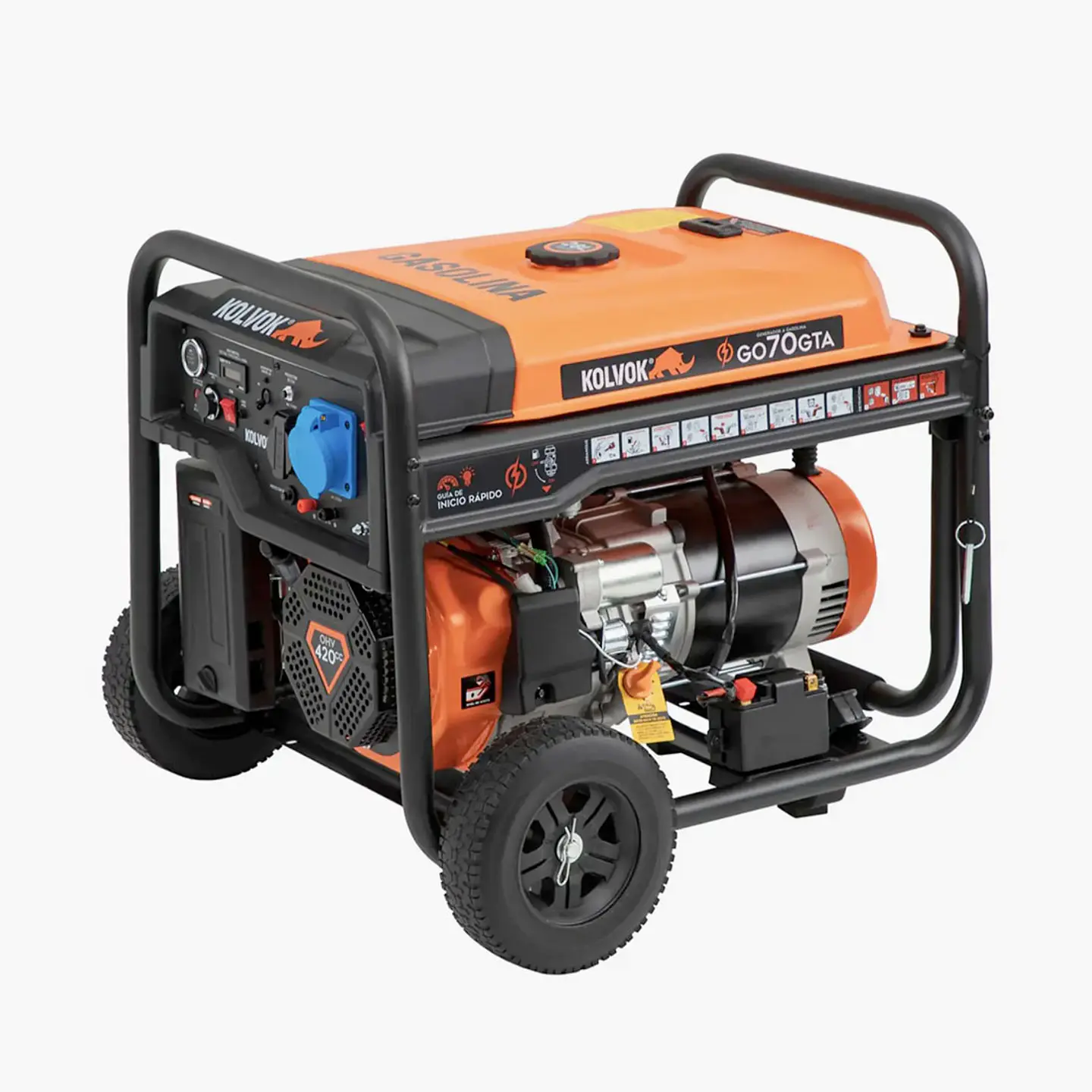Generador Eléctrico Gasolina 6.5kVA KOLVOK  1