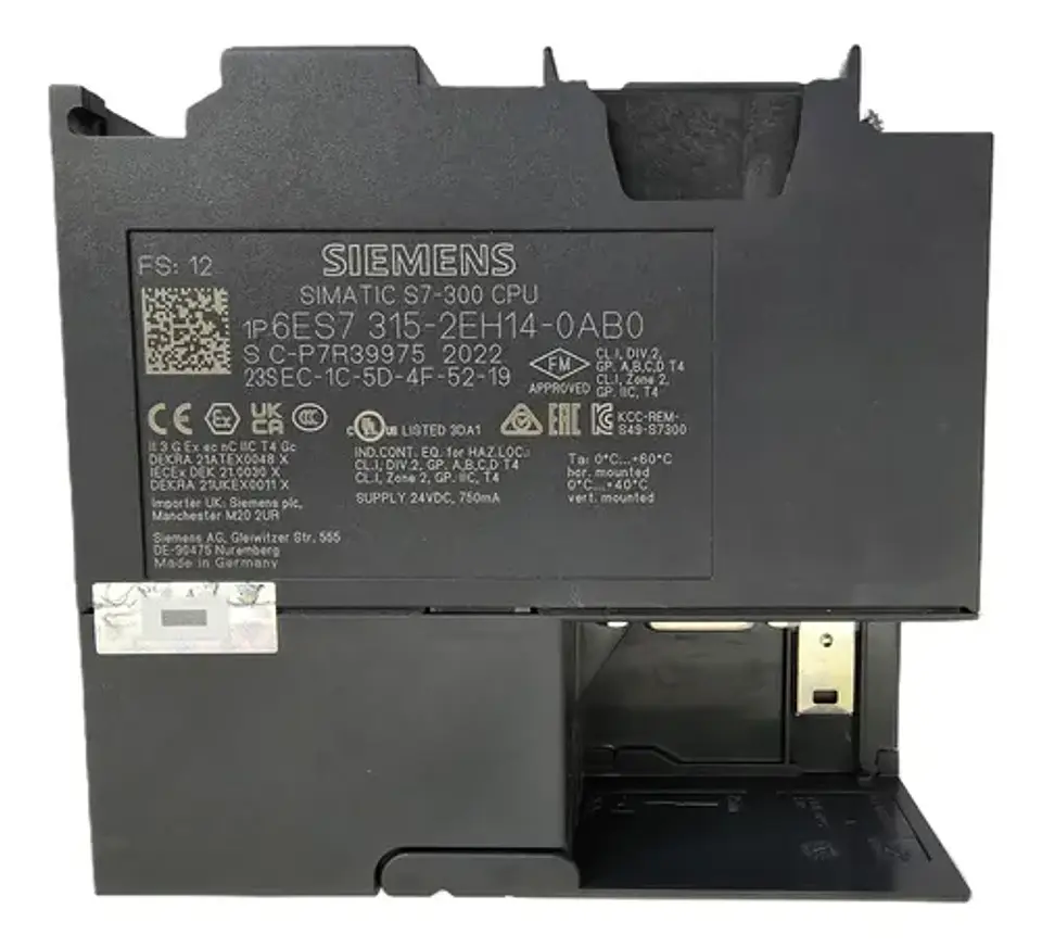PLC Siemens SIMATIC S7-300 CPU 315-2 PN/DP 6ES7315-2EH14-0AB0 2