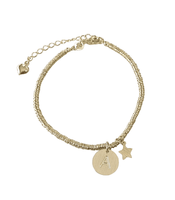 PULSERA SOFIA GOLD, "ELEGIR INICIAL"