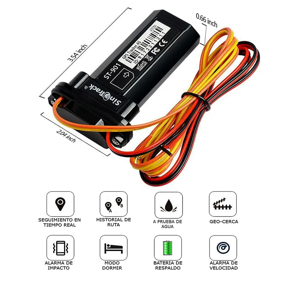 Gps Localizador Sinotrack Auto Moto Plataforma App Relay St901 4g 2