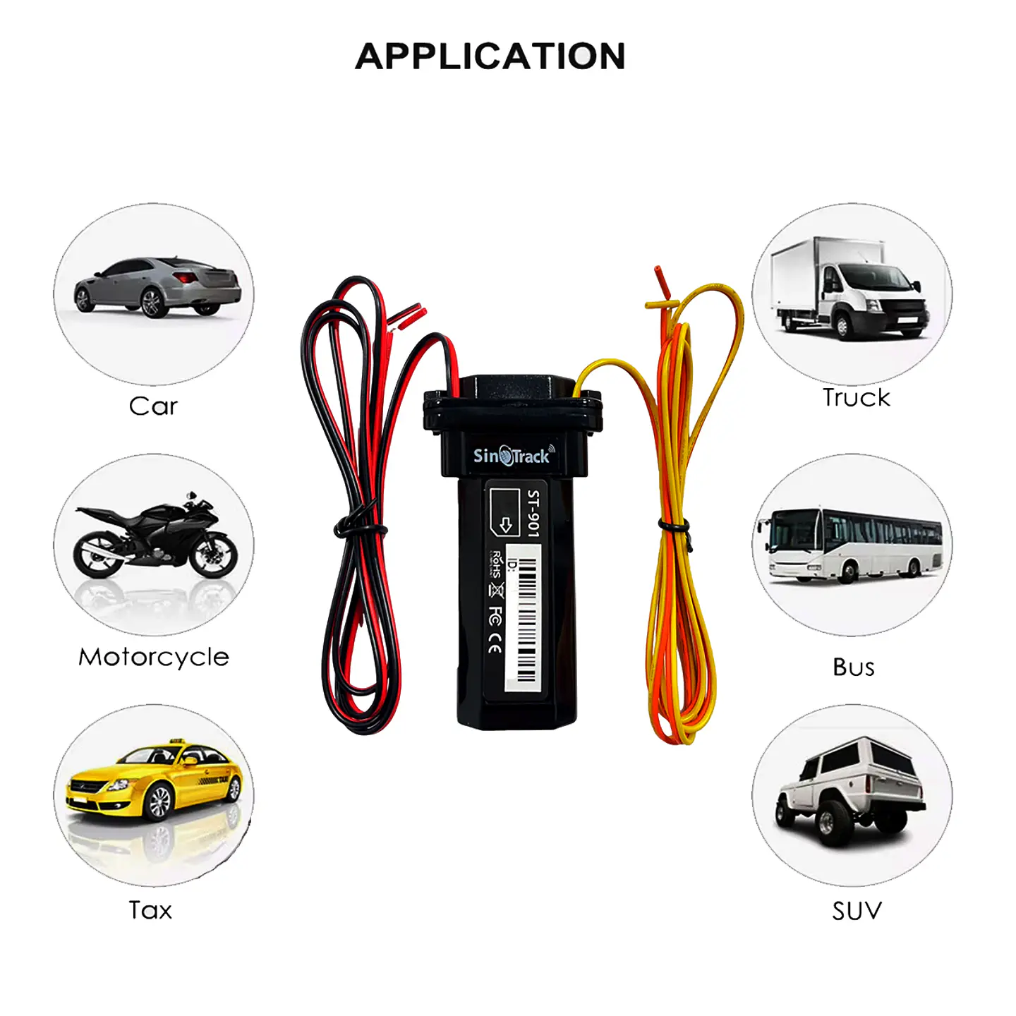 Gps Localizador Sinotrack Auto Moto Plataforma App Relay St901 4g 5