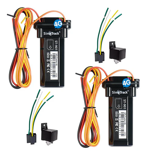 2 Gps Sinotrack Localizador Moto Auto Relay St901 Plataforma