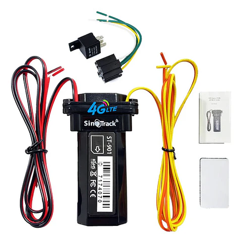 Sinotrack Gps Rastreador Vehicular Moto 4g St901 Paro Motor