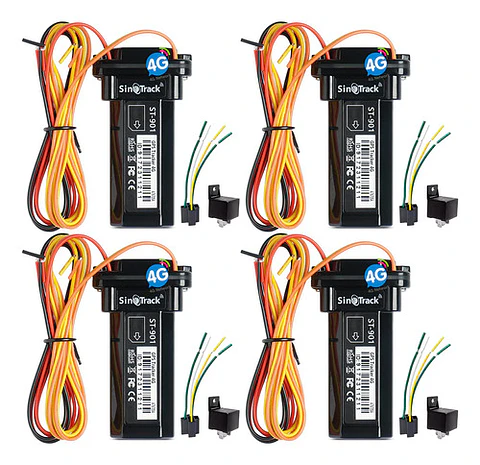 4 Gps Sinotrack Tracker Localizador Moto Auto Relay St901 4g