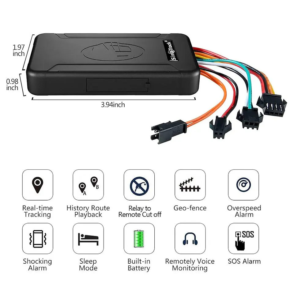  GPS Sinotrack Tracker Localizador ST-906L Corta Corriente Microfono Boton SOS 4G 2