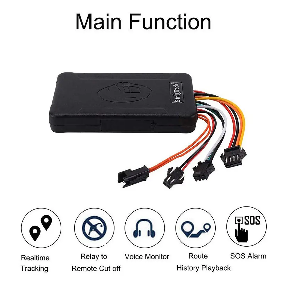  GPS Sinotrack Tracker Localizador ST-906L Corta Corriente Microfono Boton SOS 4G 5