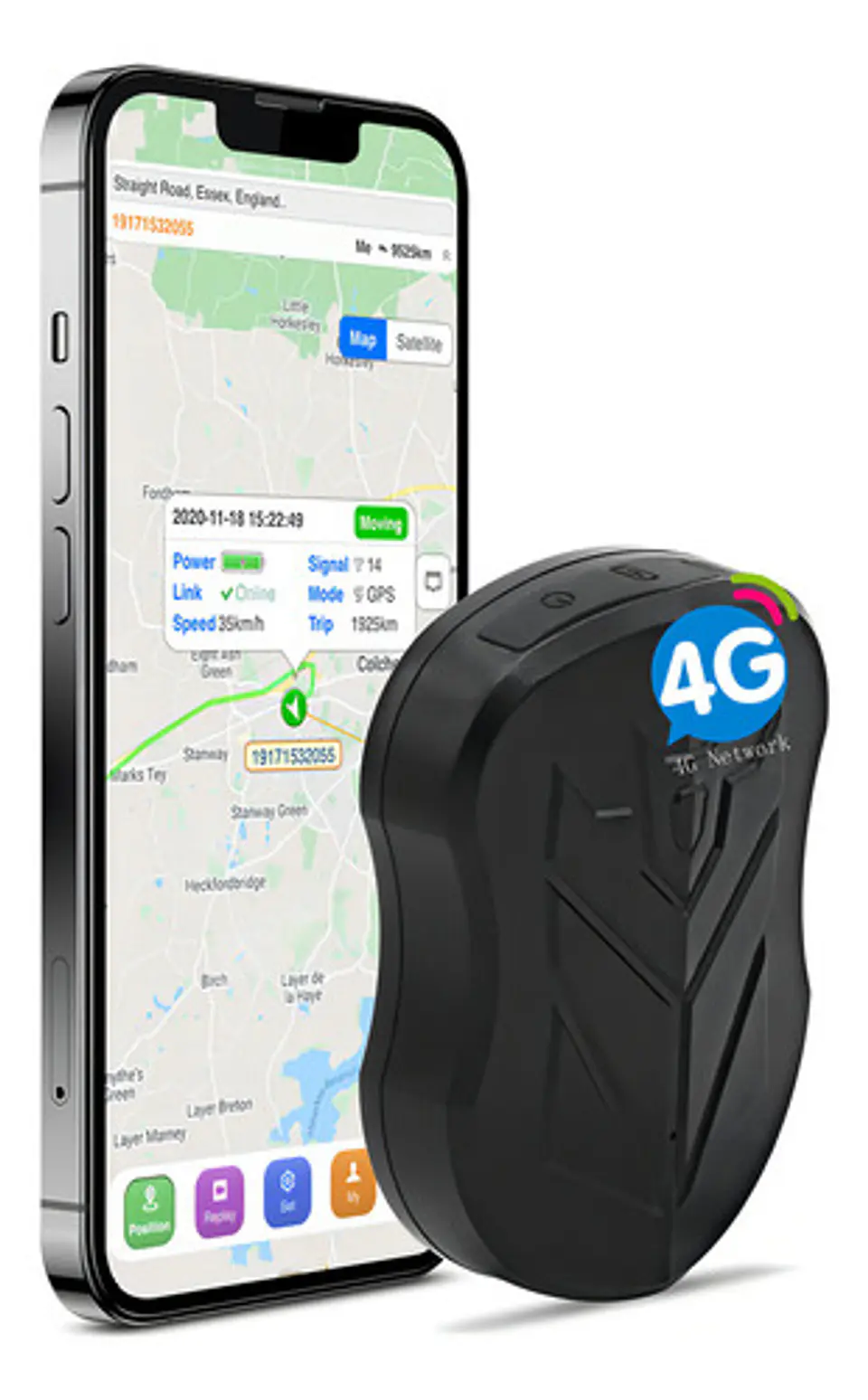 Sinotrack Rastreador Gps 4g Para Vehículos, St-905l De Batería Fuerte, Rastreador Gps Impermeable, Localizador En Tiempo Real, Dispositivo De Ubicación Para Coche, Motocicleta, Camión, Taxi, Sin 1