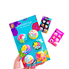 Pack 6 Botones "Mix & Buttons" Shiny Colors 28mm