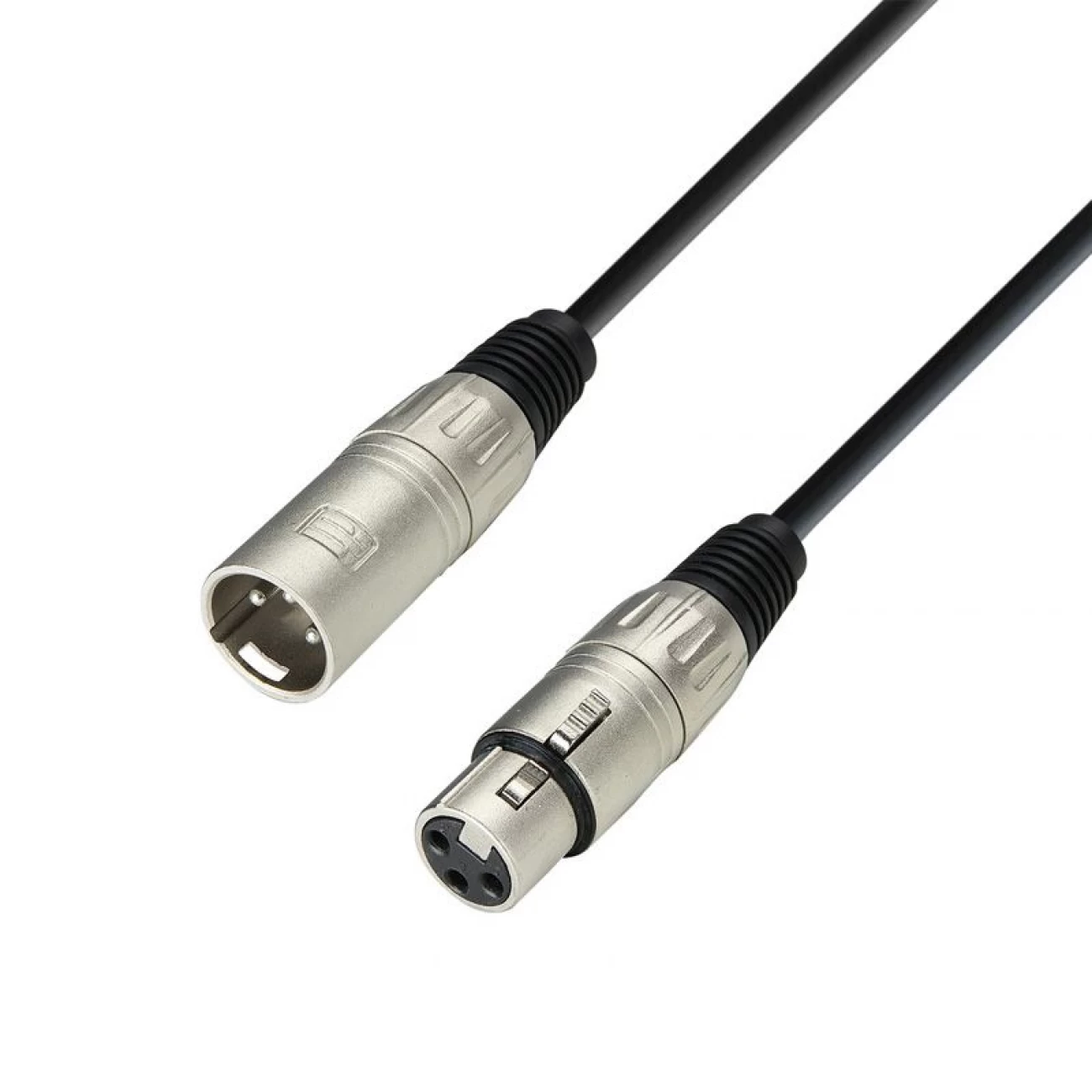 Cable de Microfono XLR Hembra a XLR Macho Adam Hall x 6 Mts