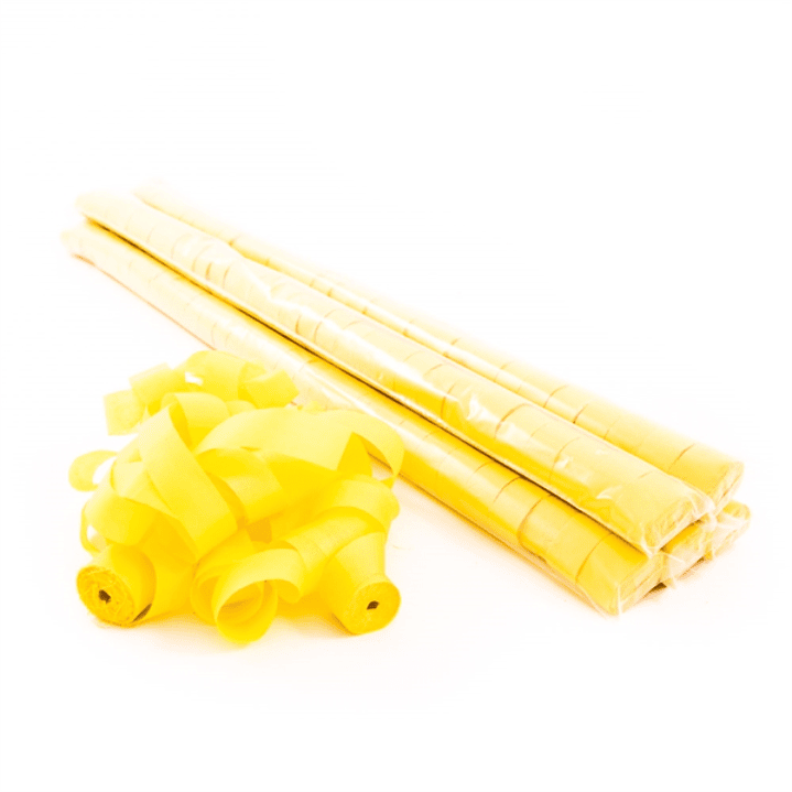 Serpentina Streamer Confetti Amarillo 1