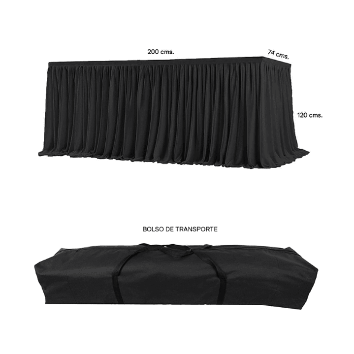 Biombo para Mesa Técnica Profesional 2mts 4