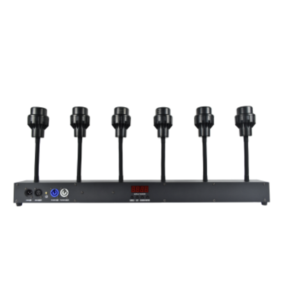 Barra Led Pin Spot 6x10W Zoom Kit 5 + Case 2