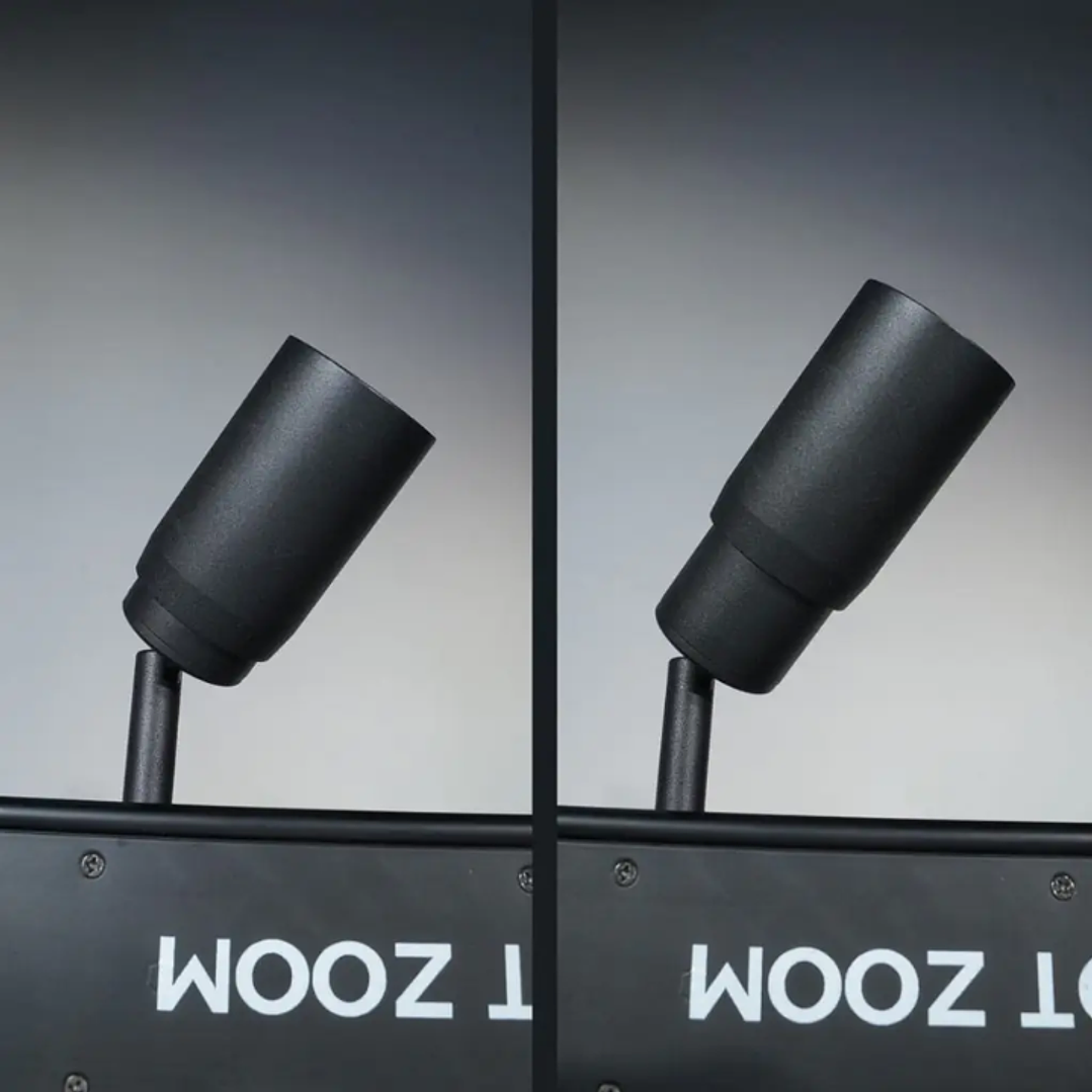 Barra Pin Spot Led 6 Focos 10W Cálido con Zoom  2